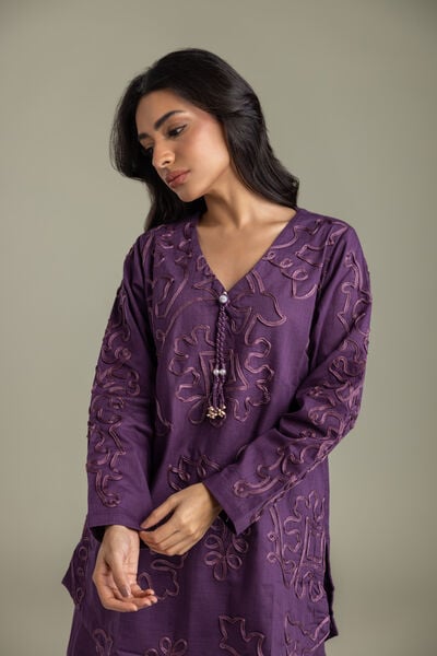 Embroidered | Heavy Textured Cotton | Kurta | AED 250.00