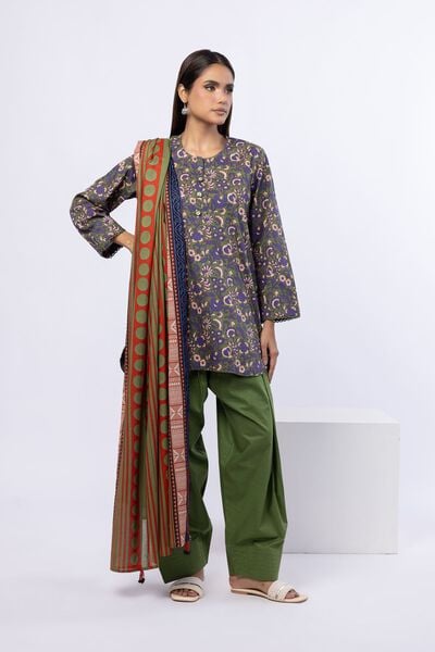 Printed | Crosshatch Poplin | Kurta | AED 100.00