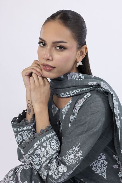 Printed |Light Khaddar | Fabrics 3 Piece | AED 70.00