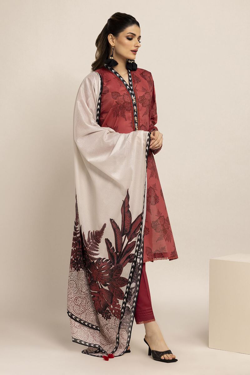 Printed | Cambric | Fabrics 3 Piece | null