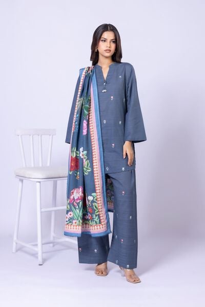 Embroidered | Textured Cotton | Kurta | AED 120.00
