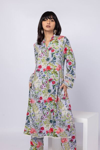 Printed | Viscose Crepe | Kurta | AED 100.00