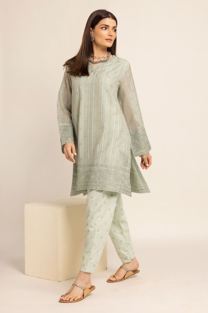 Embroidered | Dull Raw Silk | Shalwar | null
