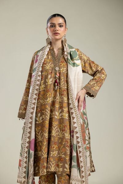 Raw Silk | 3-Piece Co-ord Set | AED 129.00