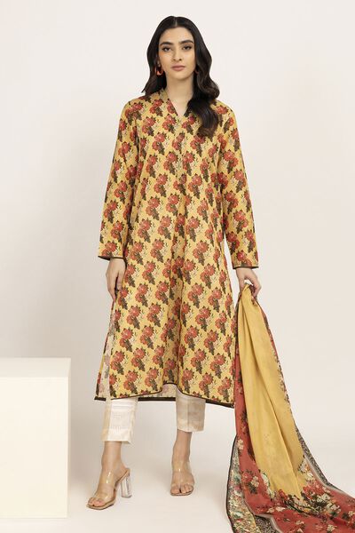 Fabrics 2 Piece | Top Dupatta