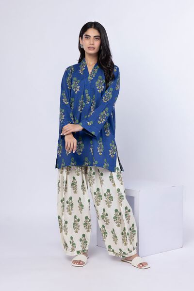 Printed | Ripple Crinkle | Pants | AED 36.00