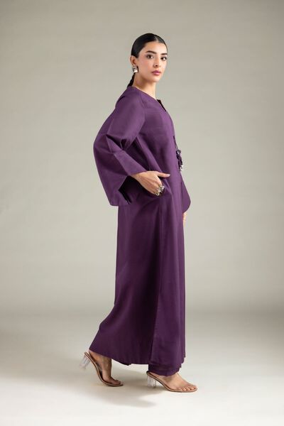 Dyed | Textured Cotton | Pants | AED 100.00