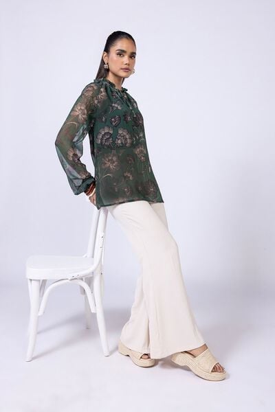 Dyed | Heavy Georgette | Trousers | AED 24.00