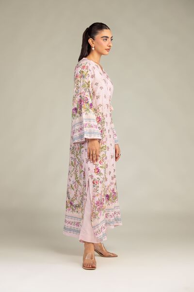 Printed | Raw Silk | Solid Silk Pants | AED 150.00