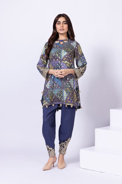 Embroidered | Viscose Oak Silk | Kurta | AED 96.00