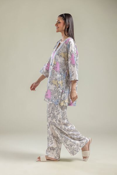 Printed | Cotton Dobby | Cotton Dobby Pants | AED 80.00