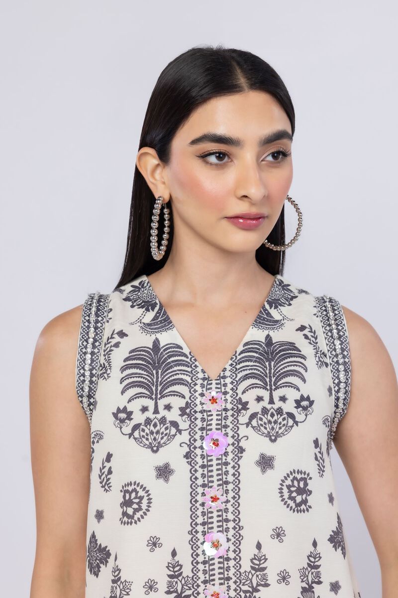 Printed | Thai Silk | Kurta | AED 54.00