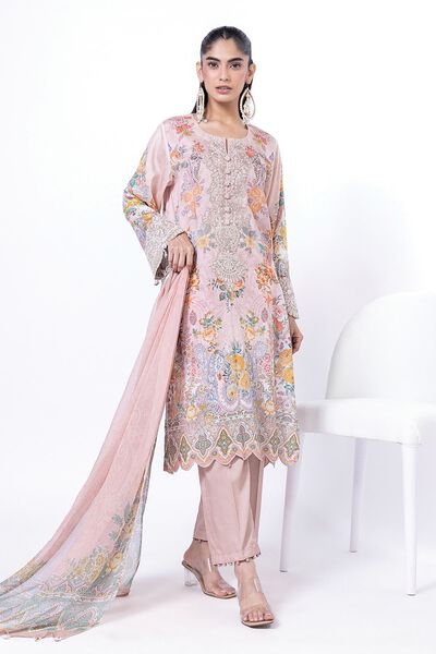 Embroidered | Cotton Satin | Fabrics 3 Piece | AED 66.00