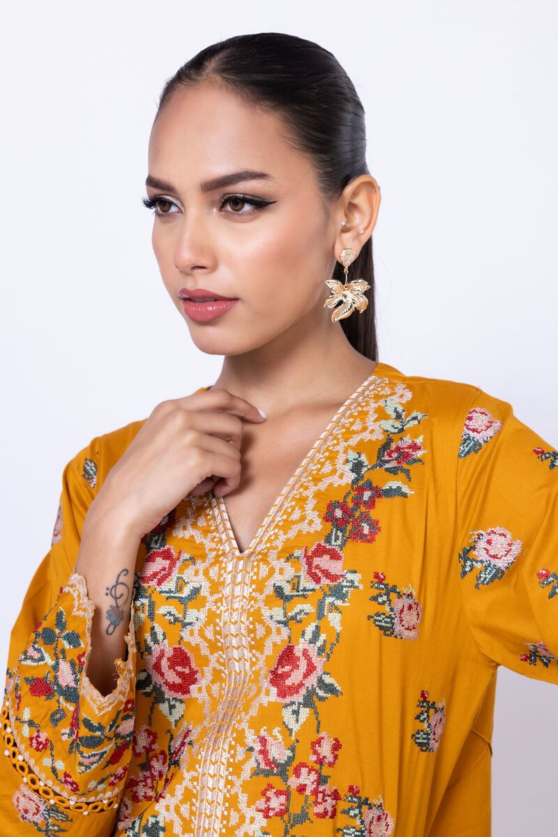 Embroidered | Cambric | Kurta | null