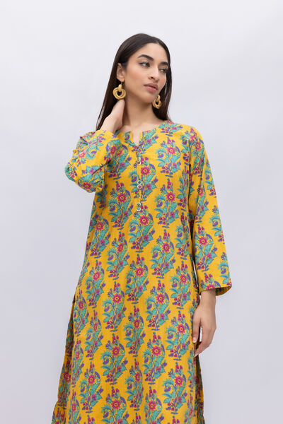 Printed | Crosshatch Poplin | Kurta | AED 100.00