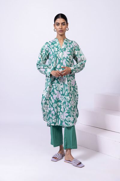 Printed | Ripple Crinkle | Kurta | AED 60.00