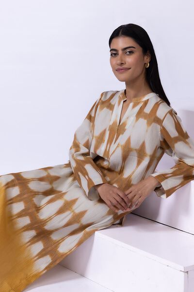 Printed | Ripple Crinkle | Kurta | AED 84.00
