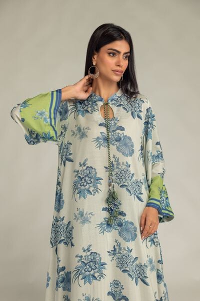 Printed | Raw Silk | Kurta | AED 180.00