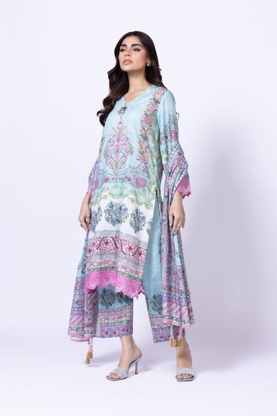 Printed | Cotton Polyester Broshia Jacquard | Pants | AED 24.00