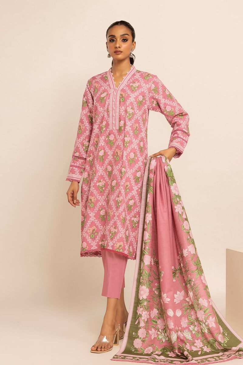 Printed | Light Khaddar | Fabrics 3 Piece | null