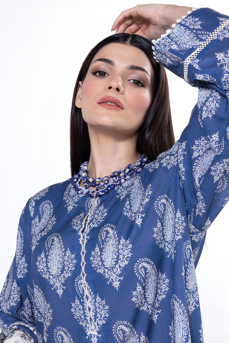 Printed | Slub Lawn | Fabrics 3 Piece | null