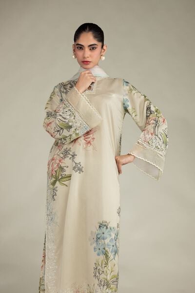Embroidered | Blended Viscose | Floral Embroidered Kurta | AED 115.00