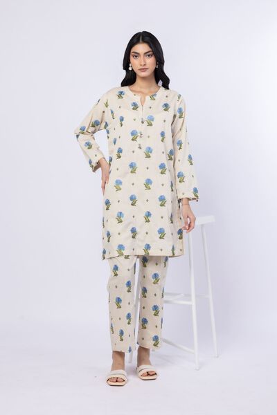 Embroidered | Crosshatch Poplin | Kurta | AED 140.00