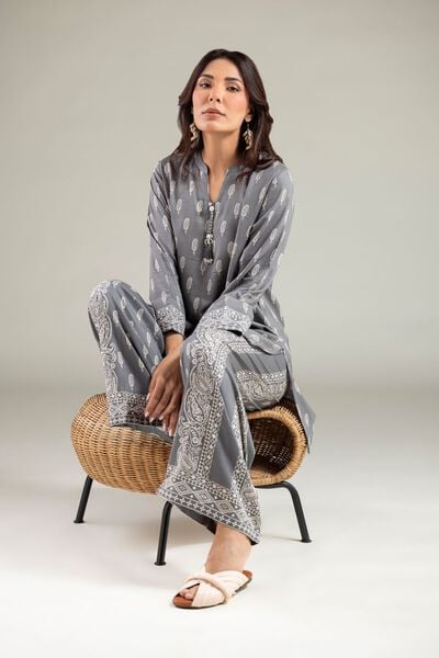 Printed | Viscose | Short V-Neck Kurta | AED 130.00