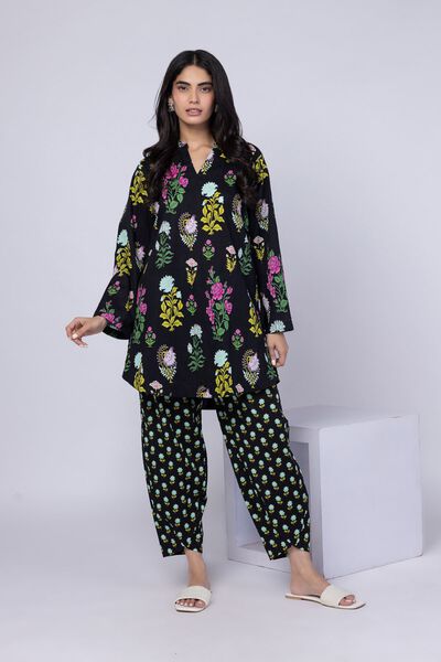 Printed | Ripple Crinkle | Pants | AED 72.00