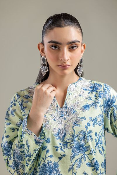 Embroidered | Cotton Dobby | Short Cotton Kurta | AED 130.00