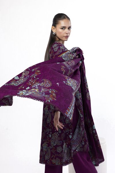 Printed |Khaddar | Fabrics 3 Piece | AED 120.00