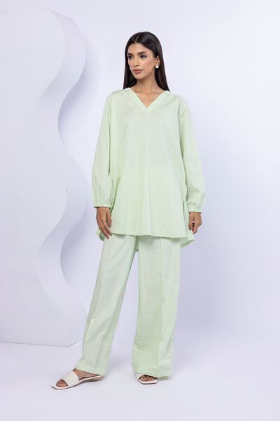 Embroidered | Crosshatch Poplin | Kurta | AED 120.00