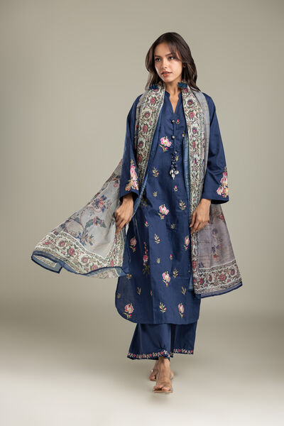 Embroidered | Polyester Silk | Dupatta | AED 130.00