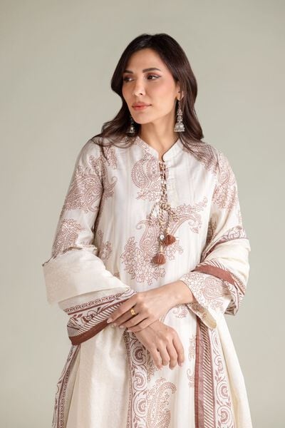 Embroidered | Textured Lawn | Paisley Lawn Dupatta | AED 80.00
