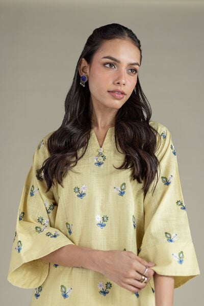 Embroidered | Heavy Textured Cotton | Kurta | AED 140.00