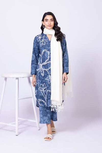 Embroidered | Heavy Textured Cotton | Kurta | AED 140.00