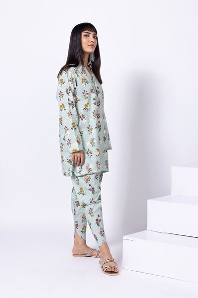 Printed | Crosshatch Poplin | Pants | AED 80.00
