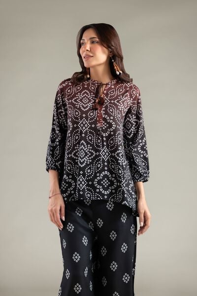 Embroidered | Viscose Crepe | Blouse | AED 78.00