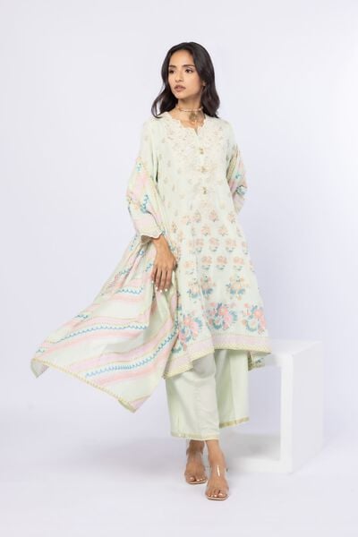 Printed | Cotton Net | Dupatta | AED 39.60