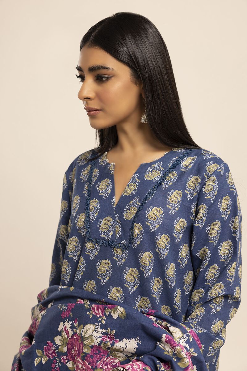 Printed | Khaddar | Fabrics 3 Piece | null