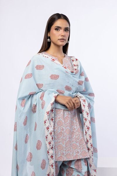 Printed | Slub Lawn | Dupatta | AED 80.00