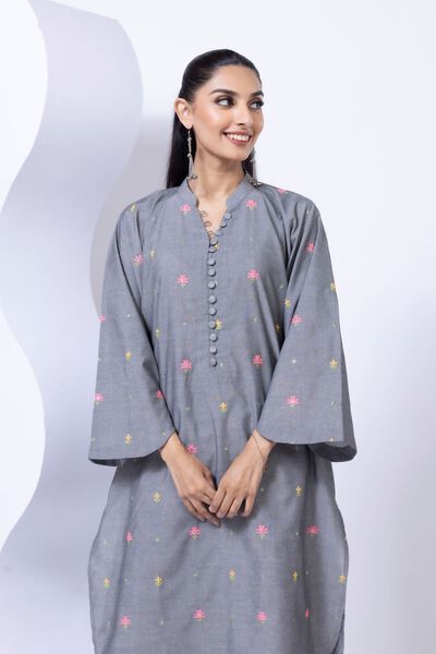 Embroidered | Chambray | Kurta | AED 60.00