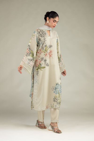 Embroidered | Blended Viscose | Blended Viscose Pants | AED 30.00
