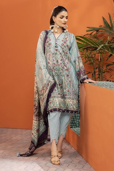 Printed Composed Polyester Brosha Jacquard | Printed | Tailored 3 Piece | AED 320.00