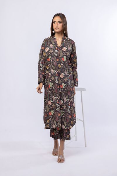Printed | Crosshatch Poplin | Pants | AED 60.00