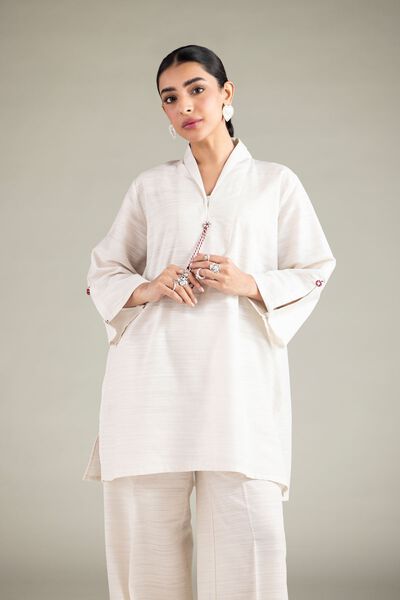 Dyed | Textured Cotton | Kurta | AED 100.00