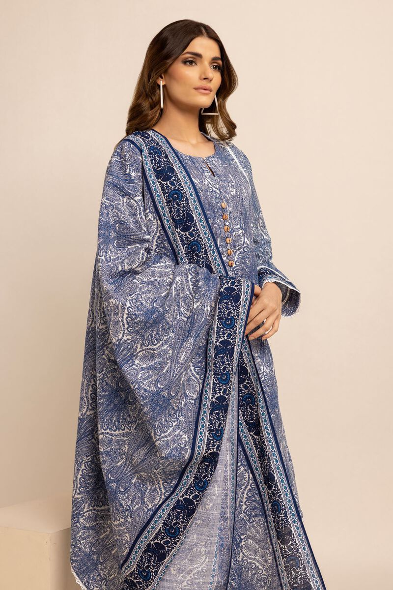 Printed | Light Khaddar | Fabrics 3 Piece | null