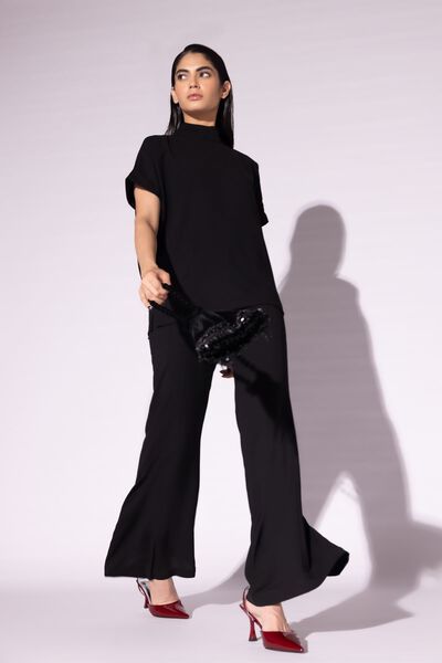 Dyed | Heavy Georgette | Trousers | AED 30.00