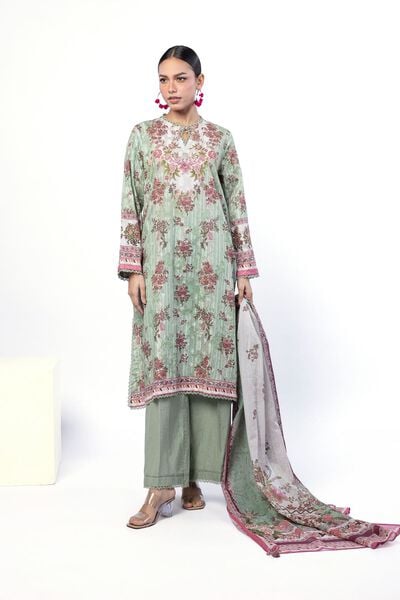 Printed | Broshia | Fabrics 3 Piece | AED 180.00
