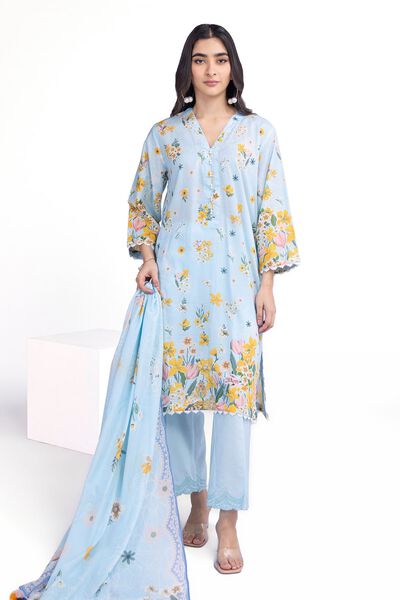 Embroidered | Lawn | Fabrics 3 Piece | AED 80.00